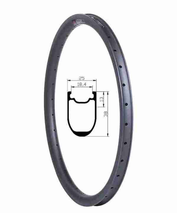 38mm BMX carbon rim