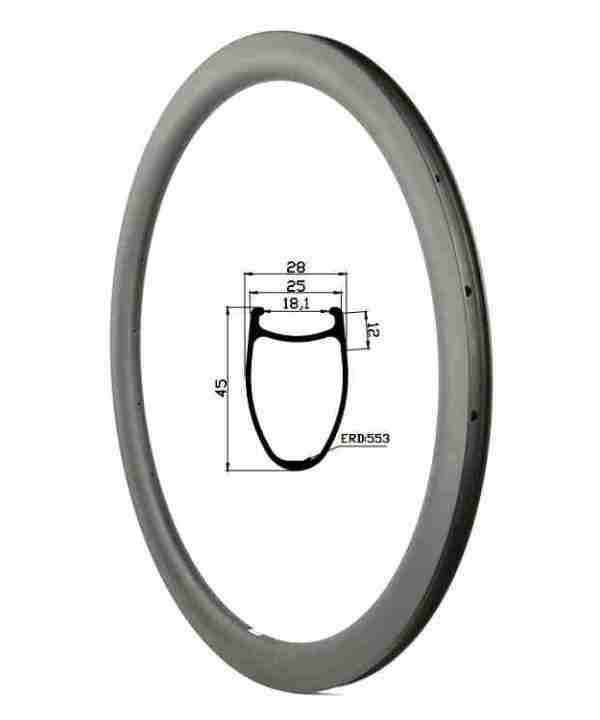 Carbon Road Bike Clincher Rims for Sale