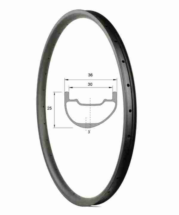 Wholesale 29er Asymmetric Rim 36mm Width