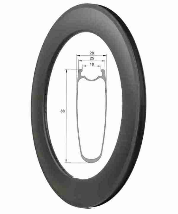 Cheap 88mm Carbon Rims