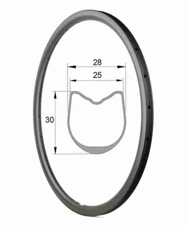 700C Bike Wheel Tubeless Rims